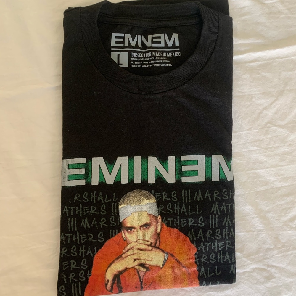 Eminem Marshal Mathers Short Sleeve Tee Shirt